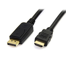 1m DisplayPort To HDMI Cable