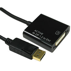 Displayport to DVI Active Adapter 4k 30Hz