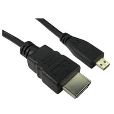 Micro HDMI to HDMI Cable 1m