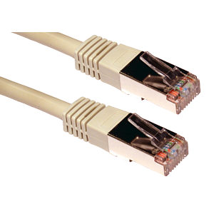 3m Grey CAT5e Shielded Patch Cable Full Copper