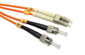 3m OM2 Fibre Optic Cable LC-ST orange 50/125