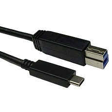 USB C to USB 3.0 B Cable 1m