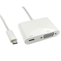 USB Type-C to VGA Adapter with Power Delivery