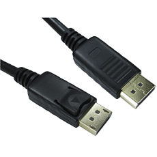 0.5m Displayport Cable with Locking Connector