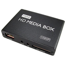 Mini HD Media Player - 1080p USB SD - HDMI AV & YUV Outputs