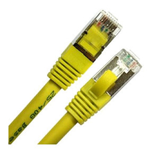 10m CAT8.1 Ethernet Cable Yellow LSZH 40Gbps