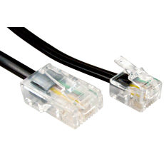 RJ11 to RJ45 Cable 15m Black