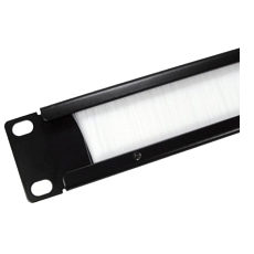 19 Inch Rack Mount White Brush Plate