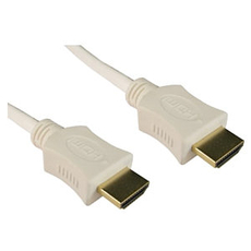 1m White HDMI Cable High Speed with Ethernet 1.4 2.0