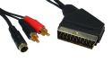 Scart to 2x Phono S-Video