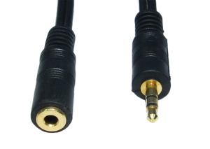 Câble D'extension 2,5 Mm Mâle Vers Femelle - Pour écouteurs, Microphones, 2 Longueurs Au Choix