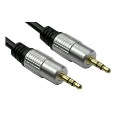 3.5mm Jack Cable, 0.5m OFC Premium Gold