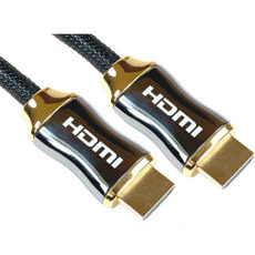 Nylon Braided Premium Gold HDMI Cable 3m