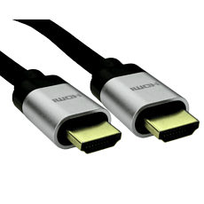 1m 8k HDMI Cable - HDMI 2.1 48gbs Silver Connectors 8k 60Hz