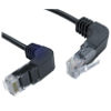 Right Angle Ethernet Cables with 90 Degree Angled Connectors