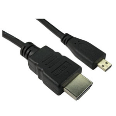 Micro HDMI to HDMI Cable 1.8m