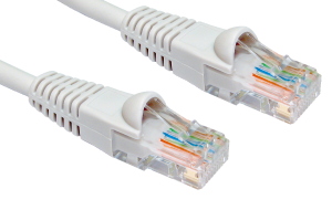 10m LSZH Snagless CAT5e Patch Cable Grey 24 AWG