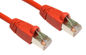 5m CAT6 Shielded Snagless Patch Cable Red 26 AWG