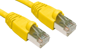 5m CAT6 Shielded Snagless Patch Cable Yellow 26 AWG