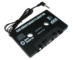 Car Audio Cassette Adapter 3.5mm Jack to Stereo Cassette