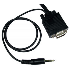 3m VGA plus Audio Cable HD15 3.5mm