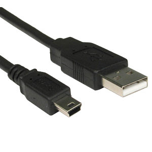 Arena ballet tøjlerne 1m USB 2.0 A-Male to Mini B Cable CDL-062-1.0 | Cabledepot