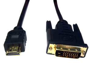 1.5m DVI to HDMI Cable Bidirectional