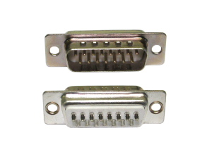 D15 male solder type Connector