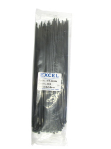 Excel Cable Tie 4.8 x 368mm PK 100