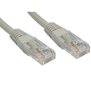 0.25M CAT6 UTP PVC Inj Moulded Cable Grey