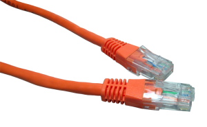 0.25M CAT6 UTP PVC Inj Moulded Cable Orange