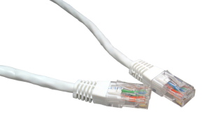 2m White CAT6 Patch Cable UTP Full Copper