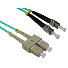 1m ST to SC OM3 Fibre Optic Network Cable