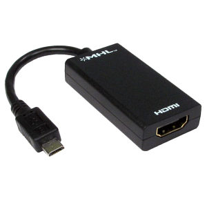 micro usb to hdmi cable connection 