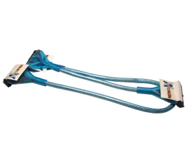 Round Floppy Drive Cable UV Blue 90cm