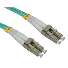 3m OM3 LC-LC 50/125 Fibre Cable Aqua