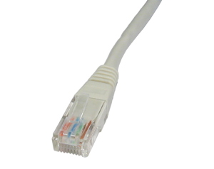 10m CAT5e Patch Cable Grey Full Copper 24AWG