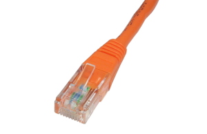 3m CAT5e Patch Cable Orange Full Copper 24AWG