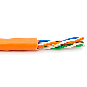 305m CAT5e Network Cable Orange Pure Copper