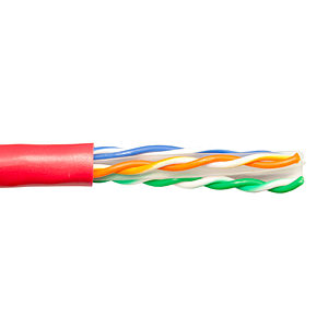 305m CAT5e Network Cable Red Pure Copper