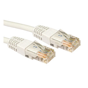 15cm CAT5e Ethernet Cable UTP, 100MHz, Moulded RJ45 White