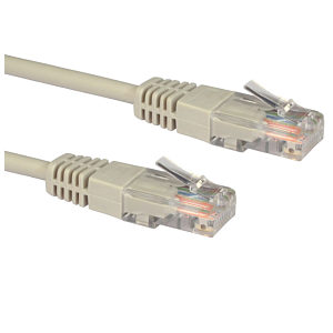 25M Ethernet Cable CAT5e UTP Full Copper 26AWG Grey