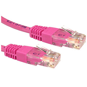 3M Pink Patch Cable CAT5e UTP Full Copper 26AWG