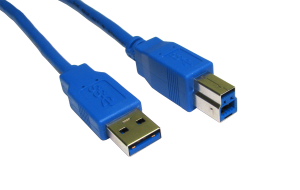 3M USB 3.0 Data Cable A To B Blue