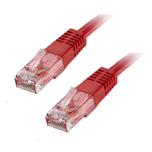 30m Red CAT6 RJ45 U/UTP 24AWG Network Patch Leads PoE++