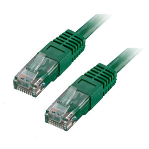 30m Green CAT6 RJ45 U/UTP 24AWG Network Patch Leads PoE++