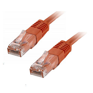 30m Orange CAT6 RJ45 U/UTP 24AWG Network Patch Leads PoE++