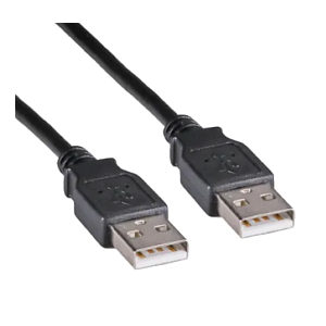 1m USB 2.0 A to A Cable High Speed Data Transfer Black