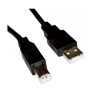 1m USB A to B Cable, USB 2.0 High Speed Printer, Peripheral Lead