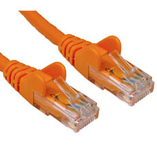 CAT5e Network Ethernet Patch Cable ORANGE 0.25m